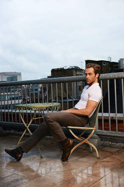 dailydccu:    Chris Pine photographed by