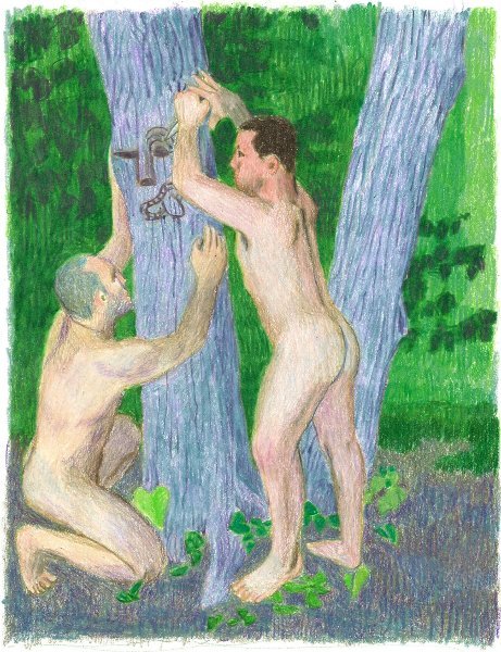 ratatoskryggdrasil:Elijah Burgher, Invoking the Hanged One