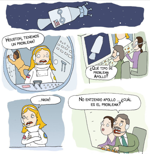 lavin-compae:  Y por eso hay tan pocas mujeres astronauta… 