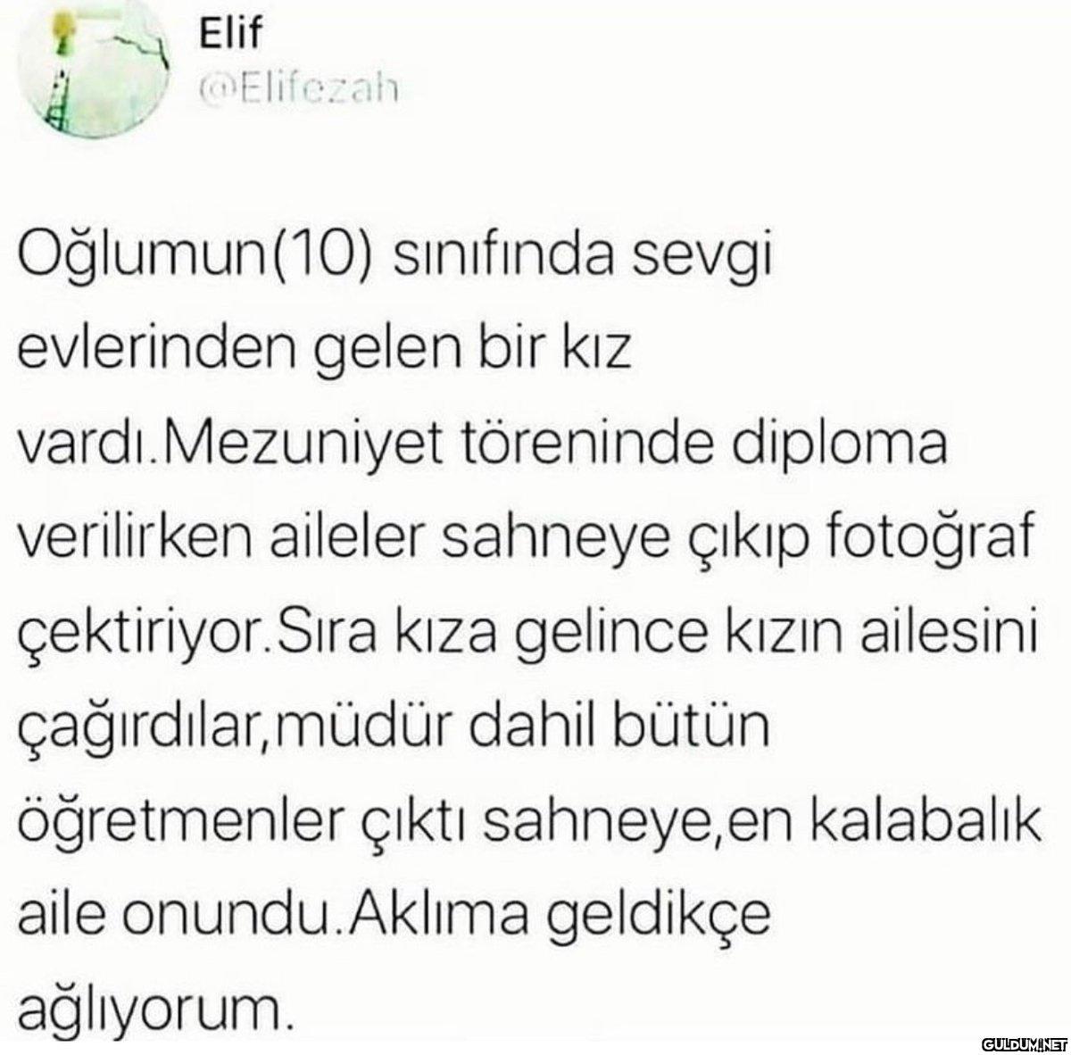 Elif @Elifezah Oğlumun...