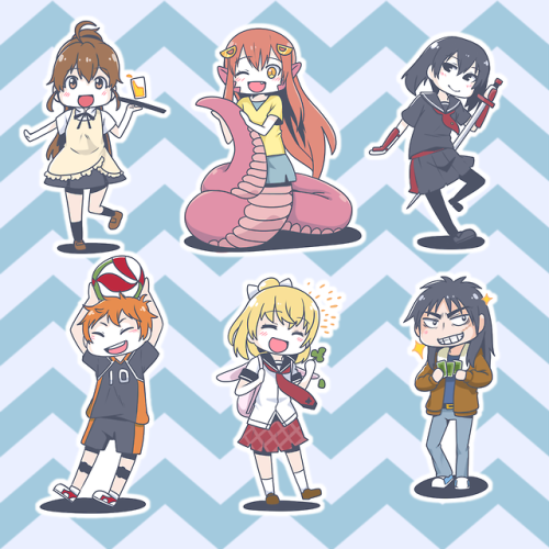 STICKERS!Those who signed up last week, please contact me! The characters you had signed up with wil