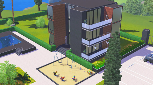 Apartment Complex For The Sims 3