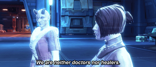 seraberra:Patience, Bastila. What she means, Jedi, is that for you to consult us, this illness must 