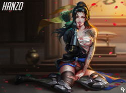 art-of-cg-girls:  Hanzo by liang xing