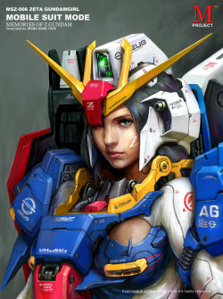 unflujodefotones:  Z-Gundam Girl by ~porco2            