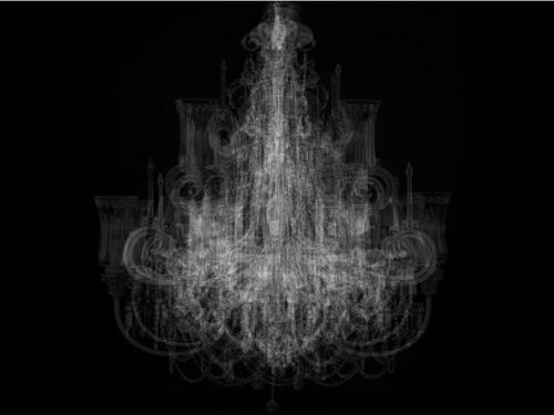 “Chandelier No.1 (Averaged)” | Photographer: Elliot Anderson, Archival Pigment on Optica, 2014.