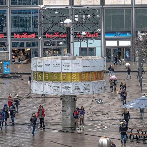socialistmodernism:The Weltzeituhr (Worldtime Clock) Alexanderplatz, Berlin, Germany opened in 1969, design by Erich John. © BACUhttps://www.instagram.com/p/CiSwrHTDbF8/?igshid=NGJjMDIxMWI=
