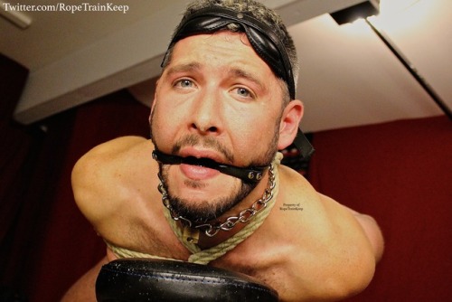 ropetrainkeep:Just a closer look at that beautiful sweaty face!  Look at those lips!  This is a guy I truly TRULY had a thing for.  I still love this person, but as a seasoned Dom, I know that people sometimes end up, sort of,  “sampling” me and