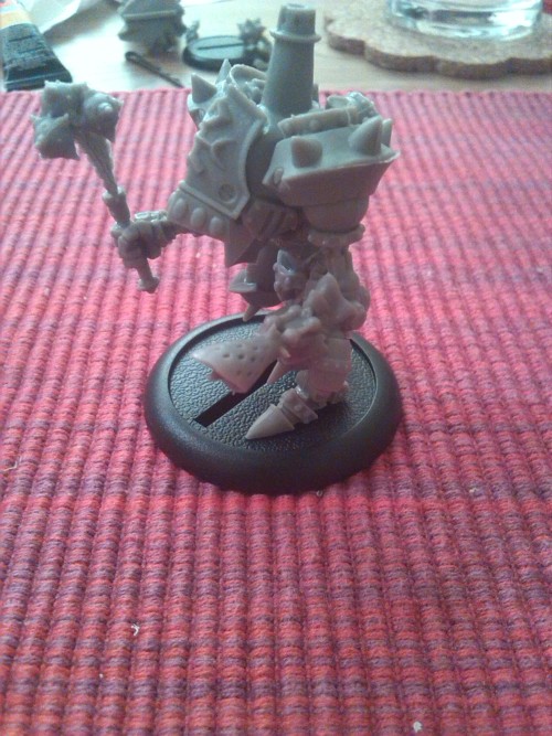 Today I’m working on my new Warmachine miniatures, the Protectorates from the battlebox containing M