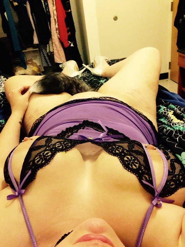 littlesubbystuff:  Ignore my messy closet, please!  I finally bought a tail and I