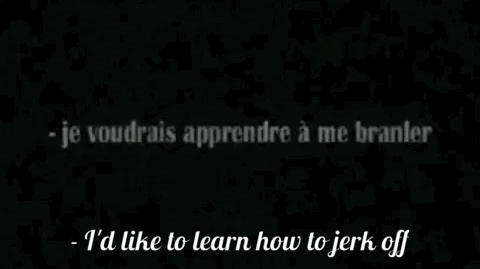 Leçon de branle (unknown year), or how to post p*rn GIFs without showing a single inch of ski