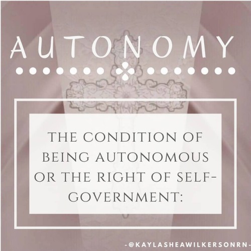#DidYouKnowThat When translated from Greek, ‘autos’ = SELF + “nomos’ = LAW o