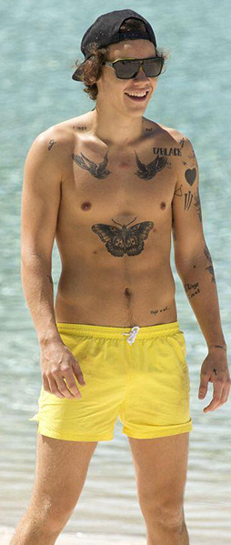 lirrylocks: Harry playing beach volleyball on the Gold Coast today - 19.10.13.