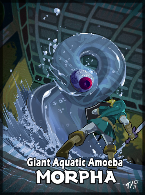 hylianatheart:  Link vs Amoeba by *TV-OutcastArt 