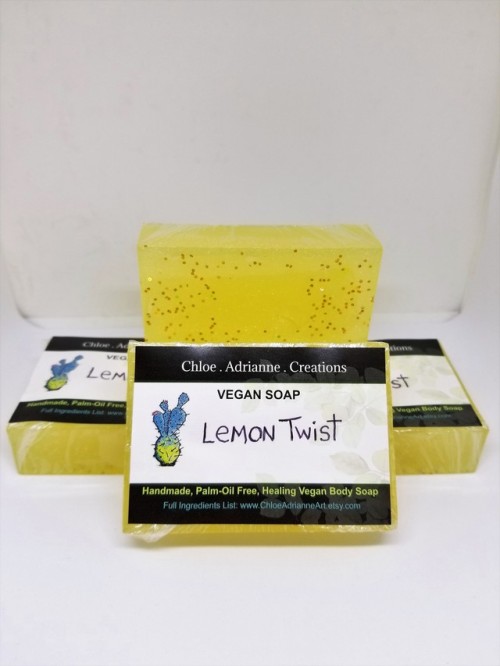 VEGAN PALM-OIL FREE LEMON TWIST BODY SOAP ($5)&gt;&gt;&gt;&gt;&gt;&gt;GET YOURS HERE!!!&lt;&lt;&lt;&