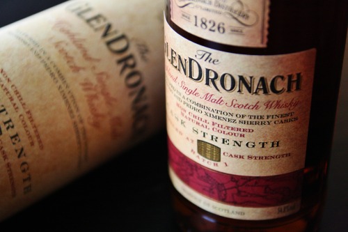 sixstringstories:  GlenDronach cask strength single malt scotch 