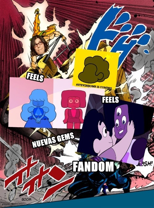 jojos-bizzarre-universe:  Accurate depiction of the Steven Universe fandom in this moments