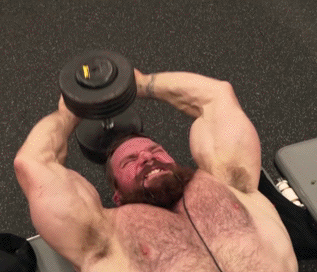 He is one of my favorite men / handsome, hairy, sexy, and muscular.  Physically my kind of man - WOOF