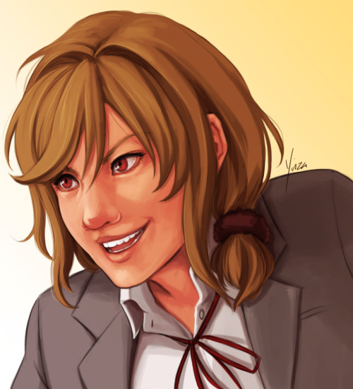 Patreon reward portrait of Seo from Gekkan Shoujo Nozaki-kun. She might be my fave. Support me on Pa