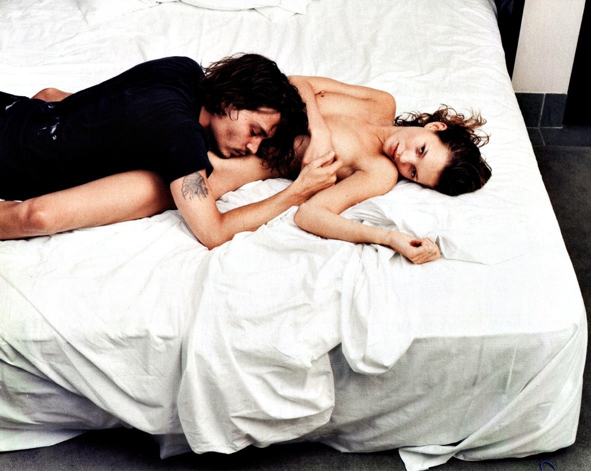 hwkhw:  Johnny Depp &amp; Kate Moss By Annie Leibovitz