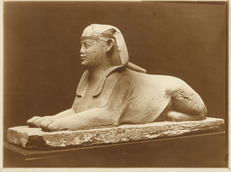 centuriespast:    The Sphinx of a King;   Ptolemaic Period (332-30 B.C.)  Photograph