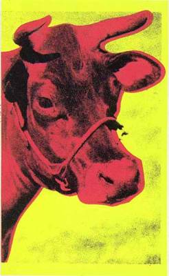 andywarhol-art:  Cow  1966  Andy Warhol 