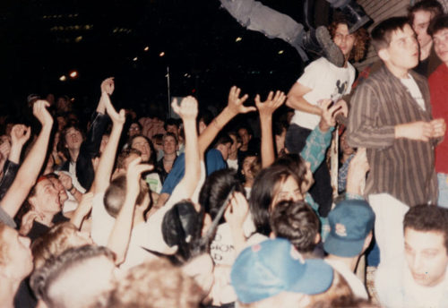 fleckentarn: fugazi in Dallas, 1990 because they were playing in an illegitimate venue (some guys ba