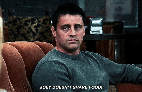 buffysummers:Ranking the F•R•I•E•N•D•S (as voted by my followers): #5 — Joey Tribbiani↳ The big ques