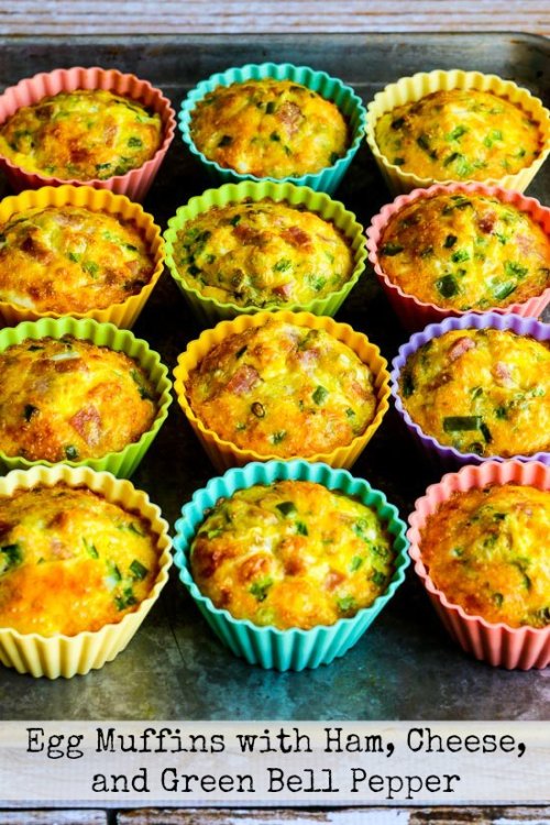 foodffs: Low-Carb Egg Muffins with Ham, Cheese, and Green Bell Pepper Really nice recipes. Every hou