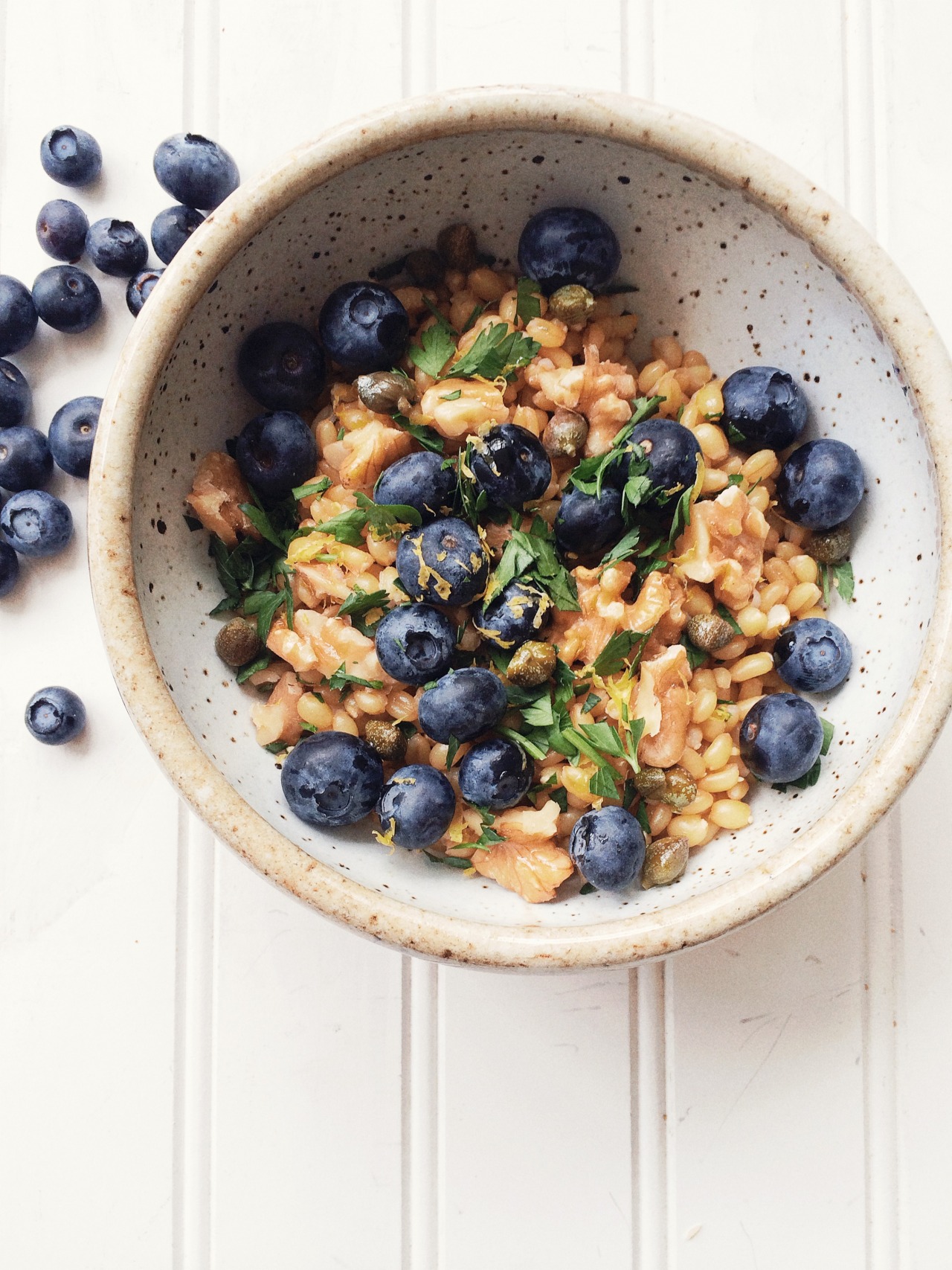 How to use your free blueberries in a savory dish, you ask? Try this toasted pecan & blueberry couscous salad from Joy The Baker. We tried it for lunch this week found it absolutely divine.
Don’t forget to order your free blueberries before Sunday,...