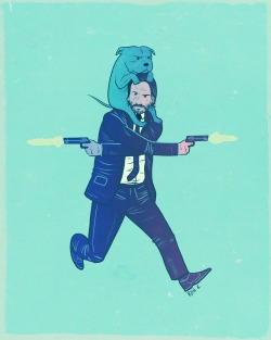 ryankillustration:John Wick is back! He came