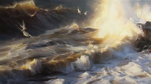 thecollectibles:Oil paintings by Ruo Li 