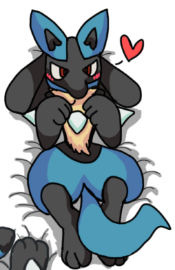 bak62:   Lucario thing by roboweiner   Hnnng