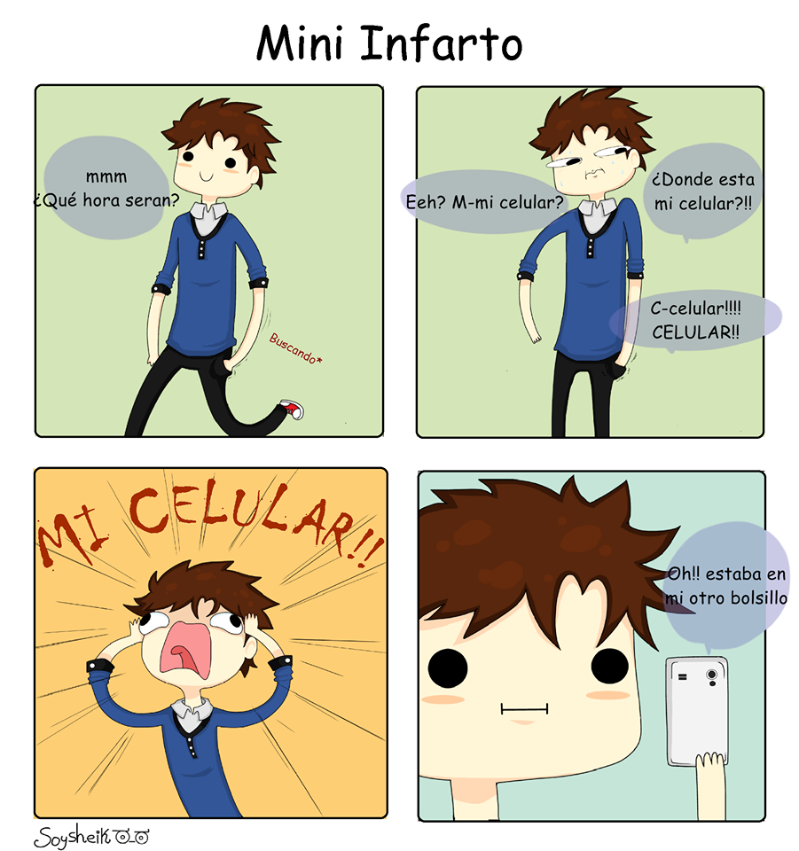 soysheik:  ¿Dónde está mi celular? TT^TT *sufre* oh… *lo encuentra en el bolsillo*
