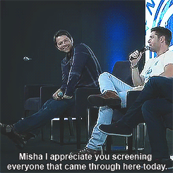 donutrage:  Fan to Jensen: First I just want to say I think you’re a really talented actor and a lot of people just see you and see how attractive you are and they think you’re just another pretty boy, but you’re a lot more than that and I can’t