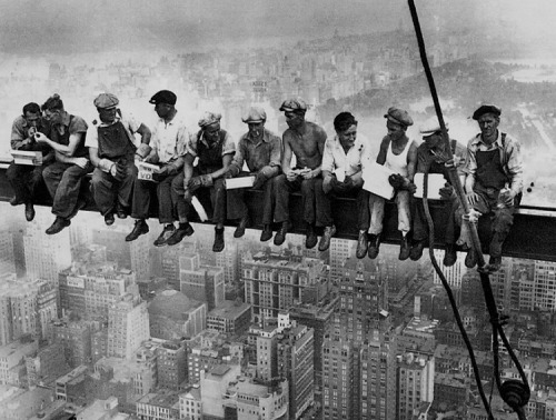 arovingeye:In 1930, Lewis Hine was commissioned to document the construction of The Empire State Bui