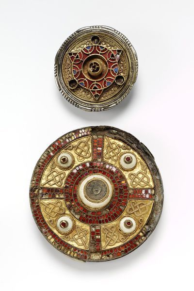 mediumaevum:The Milton Jewel is one of the finest examples of Anglo-Saxon brooches of the period, wi