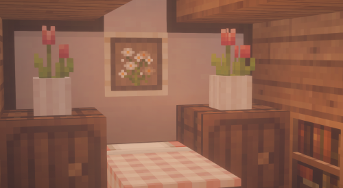 || ||╭────────────────────────────── Some Pink tinted screenshots for the minecraft server I play 