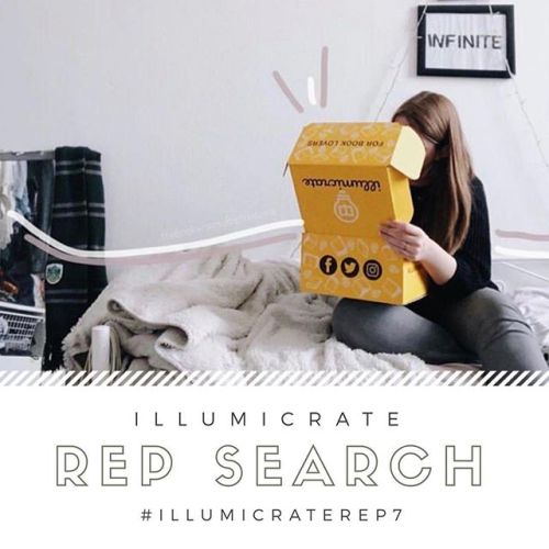It’s time for our next #illumicrate rep search! Reps this term will receive our July, August, 