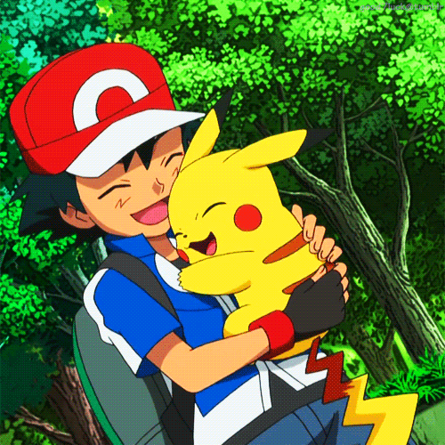 good7luck:  Pikachu nuzzling Satoshi’s cheek X3 in Pokemon XY episode 37 Babies