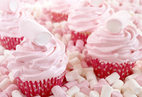 t-okimeki: Marshmallow Cupcakes by (IFeelCook)