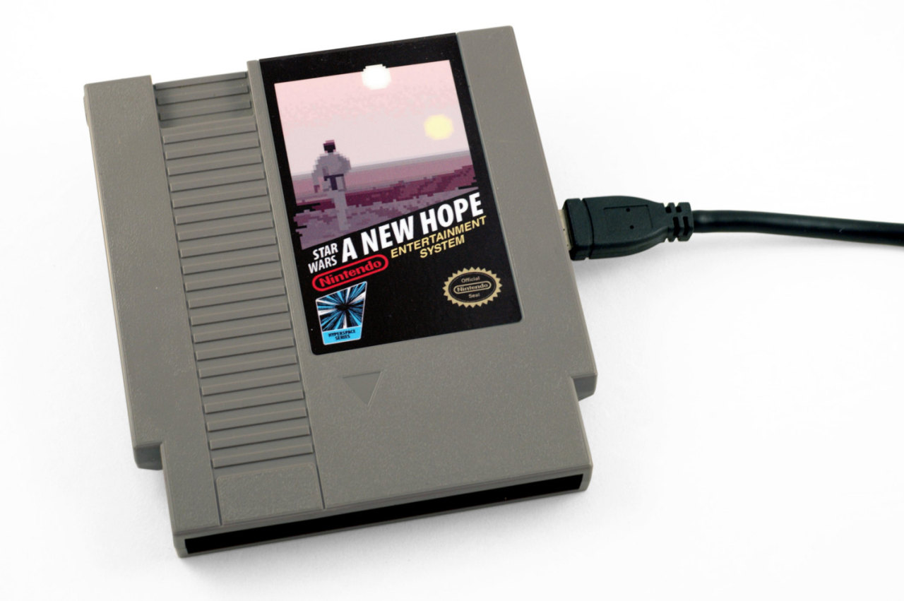 it8bit:  Star Wars NES Hard Drives 72pins art cart + hard drive = awesome! 500GB,