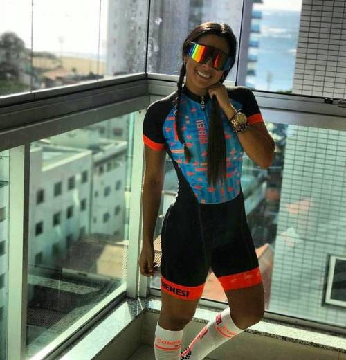 blog-pedalnorth-com: @kary_pena looking sunny and stylish in South America and ready to ride #cycli