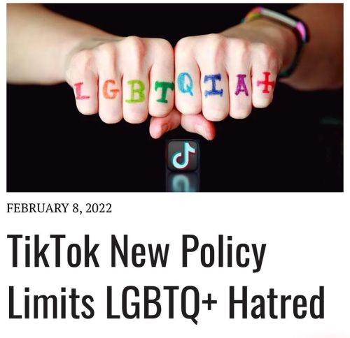 @tiktok adds a new policy to curb anti-LGBTQ+ hatred, misogyny, disordered eating, conversion therap