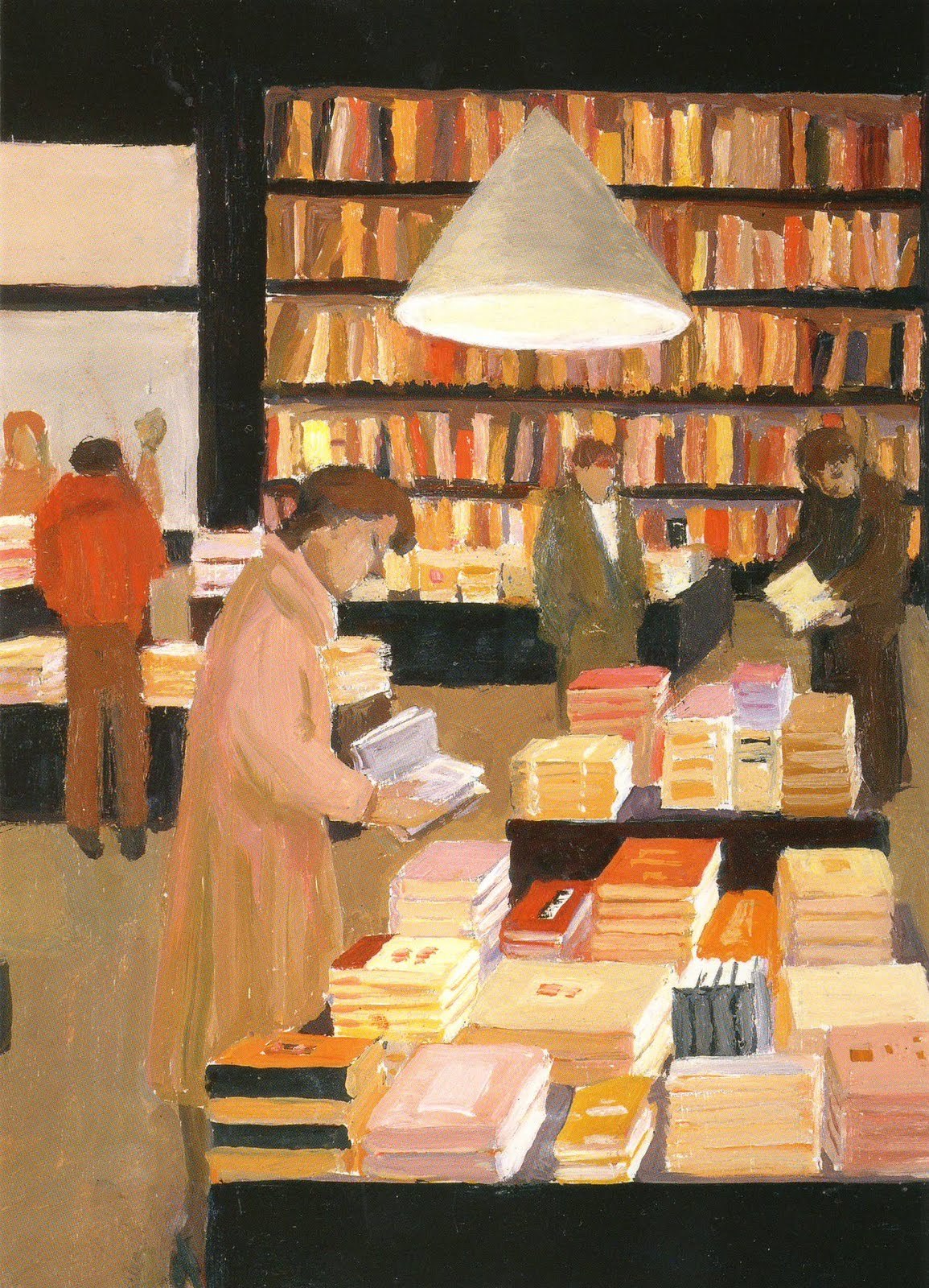 huariqueje: Bookstore  (Reading Women)   -   Willy   Belinfante   Dutch, 1922-2014