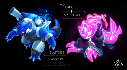 Porn alternative-pokemon-art:  blumyhue:Pokefusions photos