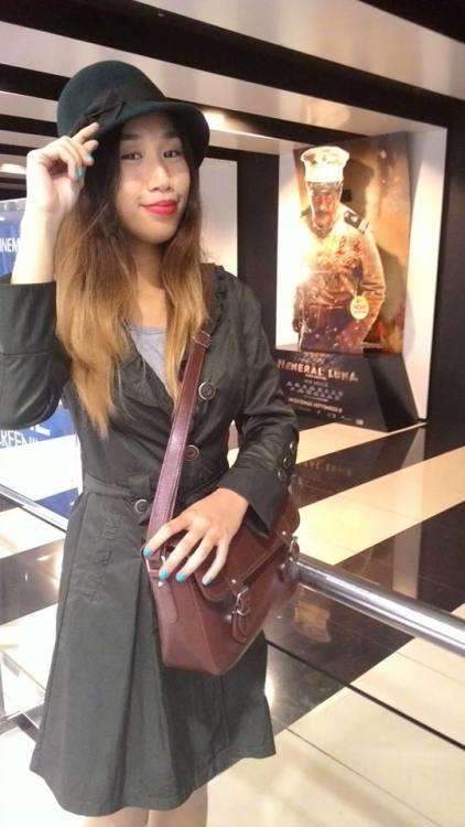My outfit when I watched Heneral Luna!Inner blouse:Dress/coat:Accessories:
