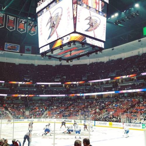 Was great to be back in Anaheim. Even if it was only for a hot minute #nhlducks #PaintItOrange #Lets