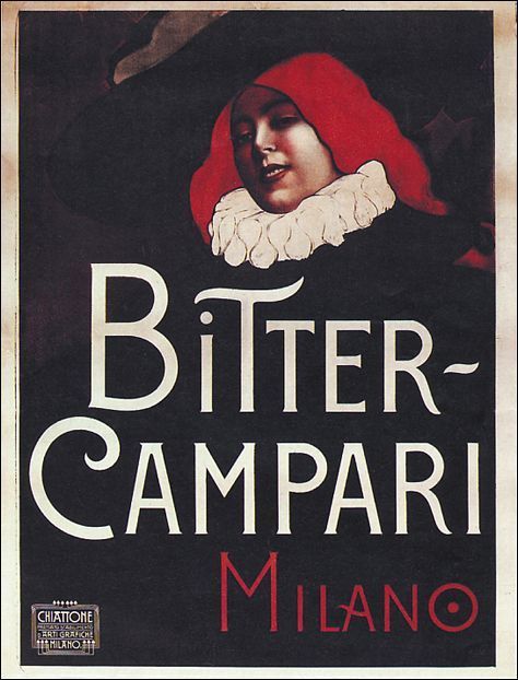 Bitter Campari - Achille Luciano Mauzan - 1920