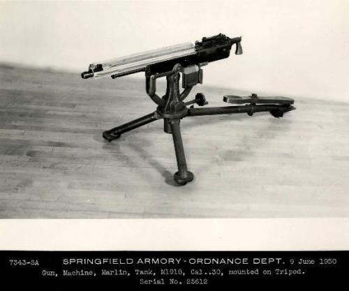 The Marlin Model 1917/1918 machine gun, In 1914 Marlin began producing the John Browning designed Co